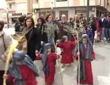 Procesion y Bendicion de las palmas en Torrevieja y La Mata